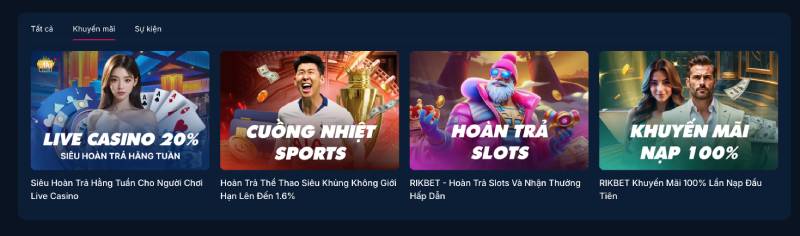 Đánh Giá Nhà Cái Rikbet - Nền Tảng Cá Cược Ổn Định, Dễ Chơi 5 Khuyến mãi hấp dẫn dành cho người chơi