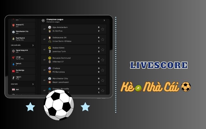 Livescore 1 Livescore là gì?